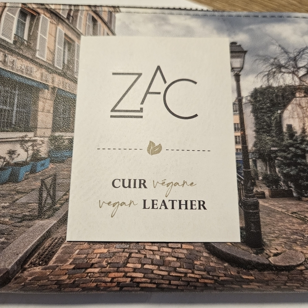 WALLET Womens VEGAN Faux Leather Ladies zipper large New ZAC - Picture 4 of 9